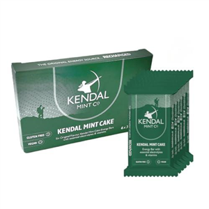 KMC Energy Bars Pocket-sized, Original Flavour, Kendal Mint Cake Recharged, Vegan, Gluten Free with essential Electrolytes & Vitamins35g (Original, Pack of 6)