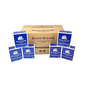 Seven Oceans 2-Month Survival Food Pack - 24 x 500 g Long Life Biscuit Rations