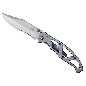 Gerber 22-48443 Para Frame 1 Serrated Edge Pocket Knife - Silver, 3.01-Inch, Medium