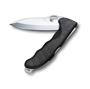 Victorinox Hunter Pro Swiss Army Knife, Large, Multi Tool, 2 Functions, Large Locking Blade, One Hand, Black