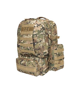 Kombat UK Expedition Rucksacks For Men Women Large 50L, Army Airsoft Tactical Assault Molle Sholder Bag for Survival, Travel, Hunting, Hiking, Fishing, Gym, School, Cadets Backpack (BTP)