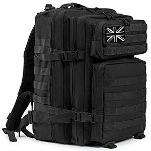 QT&QY 45L Military Tactical Backpacks Molle Army Assault Pack 3 Day Bug Out Bag Hiking Treeking Camouflage Hunting Rucksack