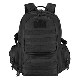 ProCase Tactical Backpack Molle Assault Rucksack, 42L Rugged Strong Tough Large Military Go Bag Survival Backpack for Mountain Crossfit Trekking Camping Travel –Black