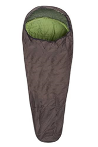 Mountain Warehouse Bivvy Sleeping Bag - 225cmX75cm, Compact Camping Bag - For Kids & Adults Khaki