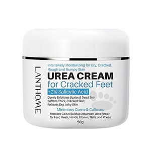 Urea 40% Foot Cream, Cracked Heel Repair Cream, 50g Callus Remover For Dry And Hard Skin Feet and Hand, Maximum Strength With 2% for Hand, Foot and Body Care