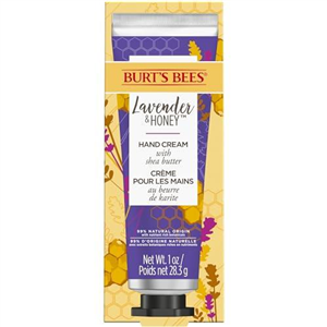 Burt’s Bees Hand Cream for Very Dry Hands, Lavender & Honey, Hand Moisturiser With Shea Butter, 28.3g, Packaging May Vary