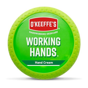 O’Keeffe’s Working Hands, 96g Jar - Hand Cream for Extremely Dry, Cracked Hands | Instantly Boosts Moisture Levels, Creates a Protective Layer & Prevents Moisture Loss