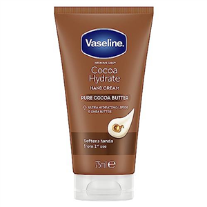 Vaseline Intensive Care Cocoa Hydrate moisturiser with ultra-hydrating lipids and shea butter Hand Cream for dry hands 75 ml