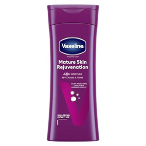 Vaseline Intensive Care Mature Skin Rejuvenation Body Lotion heals and balances skin dryness for maturing dry skin 400 ml