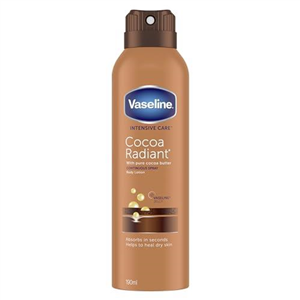 Vaseline Intensive Care Cocoa Radiant Spray Moisturiser with Vaseline jelly for very dry skin 190 ml