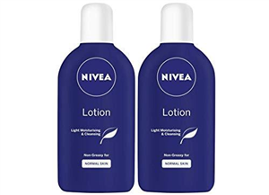 Nivea Lotion Light Moisturising and Cleansing (250ml x 2)