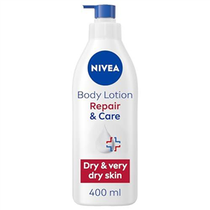 NIVEA Body Repair & Care (400 ml), 72H Moisture Body Lotion with Strengthening Formula, Skin Barrier Strengthening Moisturising Cream, Body Lotion for Dry Skin, With Niacinamide and Glycerin