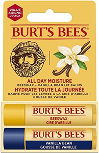 Burt's Bees Lip Balm Multipack, Lip Balm Set With Beeswax & Vanilla Bean, With Vitamin E, Value Duo Pack, 2x4.25g