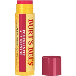 Burt's Bees Lip Balm Pomegranate, Moisturising Lip Balm With Beeswax & Vitamin E, 100% Natural Origin, 4.25g