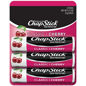 Chapstick Classic Lip Balm With Cherry Flavour - 3 Ea / Pack