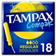Tampax Compak Regular Applicator Tampons 18