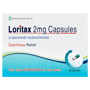 Loritax Diarrhoea Relief 2Mg Capsules X6