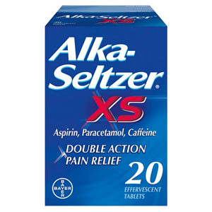 Alka Seltzer Xs Double Action Tablets 20S
