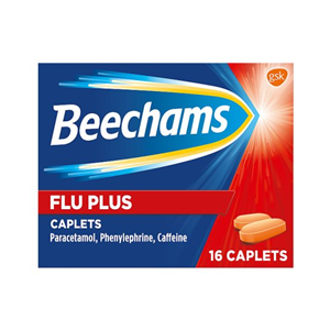 Beechams Flu Plus Caplets 16S