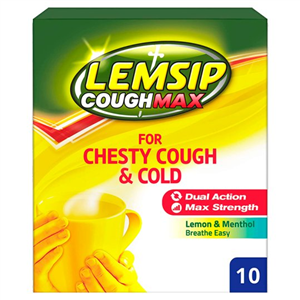 Lemsipmax Chesty Cough & Cold Hot Drink 10S