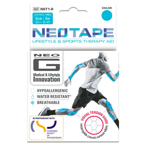 Neo G Neotape Therapy Aid Tape Blue 5Cm X 5M