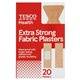 Tesco Health Extra Strong Fabric Plaster 20 Pack