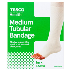 Tesco Elasticated Tubular Bandage 7.5Cmx1m Medium