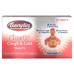 Benylin Chesty Cough Tabs 16S