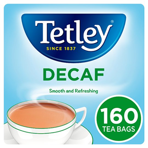 Tetley Decaffeinated 160 Tea Bags 500G