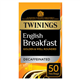 Twinings Breakfast Decaffeinated 50 Tea Bags 125G