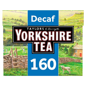 Yorkshire Decaffeinated 160 Tea Bags 500G