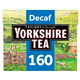 Yorkshire Decaffeinated 160 Tea Bags 500G