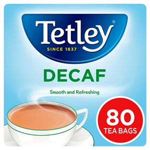 Tetley Decaffeinated 80 Teabags 250G