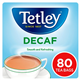 Tetley Decaffeinated 80 Teabags 250G