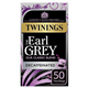 Twinings Earl Grey Decaffeinated 50 Teabags 125G