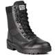 Savage Island Leather Side Zip & Lace Up Army Tactical Combat Boots Black for Work, Security, Motorcycle, Cadet