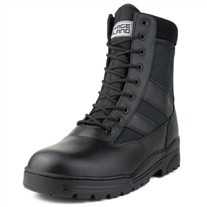 Savage Island Side Zip Army Patrol Tactical Action Combat Boots (10 UK, Black)