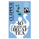 Clipper Organic Fairtrade Decaffeinated 40 Tea Bags 116G