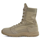 QUNLON Men's Combat Military Tactical Boots Durable Army Patrol Boots for Outdoor Work Motorcycle Beige-9UK