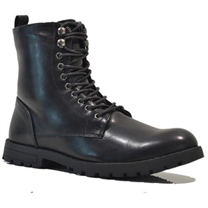 BARGAINS-GALORE Men's Breathable Military Boots - Commando Outdoor Desert Tactical Combat Boots | Army Patrol and Security Police (Black, UK Footwear Size System, Adult, Men, Numeric, Medium, 8)