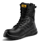 Black Hammer Genuine Leather Combat Boots for Men: Military Tactical Police Work Safety Boots with Steel Toe Cap, Lightweight Ankle Support Outdoor Use 6666 (10 UK)