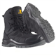 Mens Lightweight Tactical Lace Up Army Patrol Combat Boots Security Police Cadet Smart Military Work Casual Walking Ankle Hiking Shoes (BLACK, UK Footwear Size System, Adult, Men, Numeric, Medium, 16)