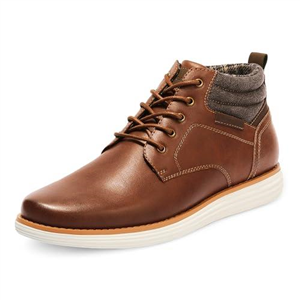 Bruno Marc Mens Ankle Boots Lace-Up Causal Boots Mid Top Sneakers Dress Boots for Men,Size 9,Tan,Grand-HIGH