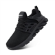Safety Trainers Men Womens Steel Toe Cap Trainers Work Safety Boots Wide Fit Composite Non Slip Kitchen Chef Safety Shoes Black Blue Size 10 UK