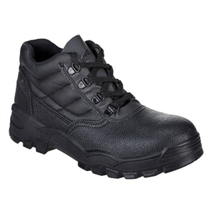 Portwest FW10 Comfort Slip Resistant Steelite Protector Boot S1P Black, 39