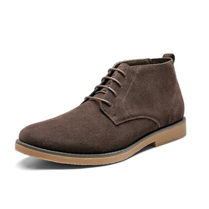 Bruno Marc Men's Chukka Suede Leather Chukka Desert Oxford Ankle Boots,Size 11,Dark/Brown,Chukka