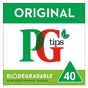 Pg Tips Pyramid 40 Tea Bags 116G