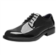 Bruno Marc Men's Lace Up Formal Dress Shoes Leather Shoes, Brogues Derby in Business, Casual, Work,Size 11,Black Pat,DOWNING-02