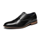Bruno Marc Men's Lace-Up Leather Shoes, Classic Oxfords Formal Dress Shoes Brogues Derby, Comfortable School Shoes for Boy, Teen in Business, Party and Wedding,Size 9,Black,Louis_2