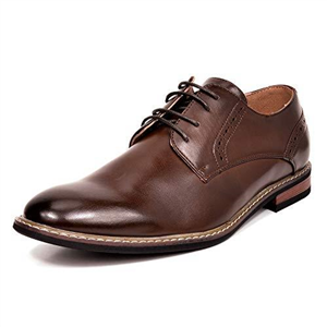Bruno Marc Men's Classic Oxfords Formal Dress Shoes Brogues Derbys for Business, Wedding and Party,Size 10,Dark/Brown,PRINCE-16